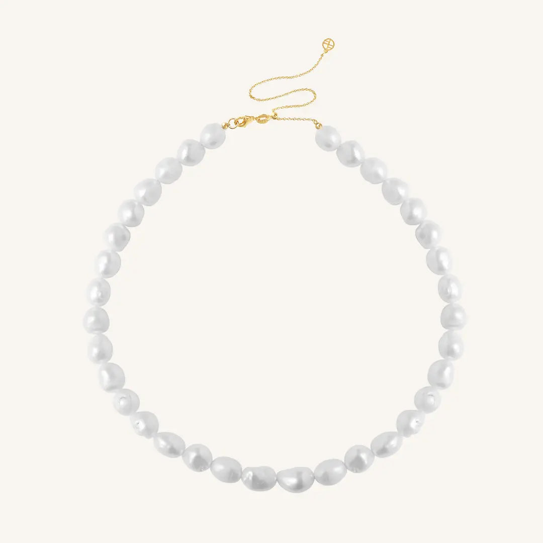 Elyse Pearl Necklace with Stone of Potential - Elegant Women's Jewelry for Weddings, Parties & Special Occasions