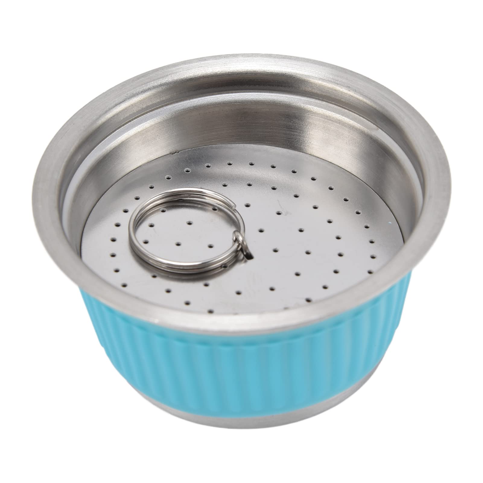 Refillable Coffee Capsule Set - Food Grade Reusable Coffee Pods for Nespresso Machines, Eco-Friendly & Durable (Blue) - Perfect for Office, Home, or Travel Use