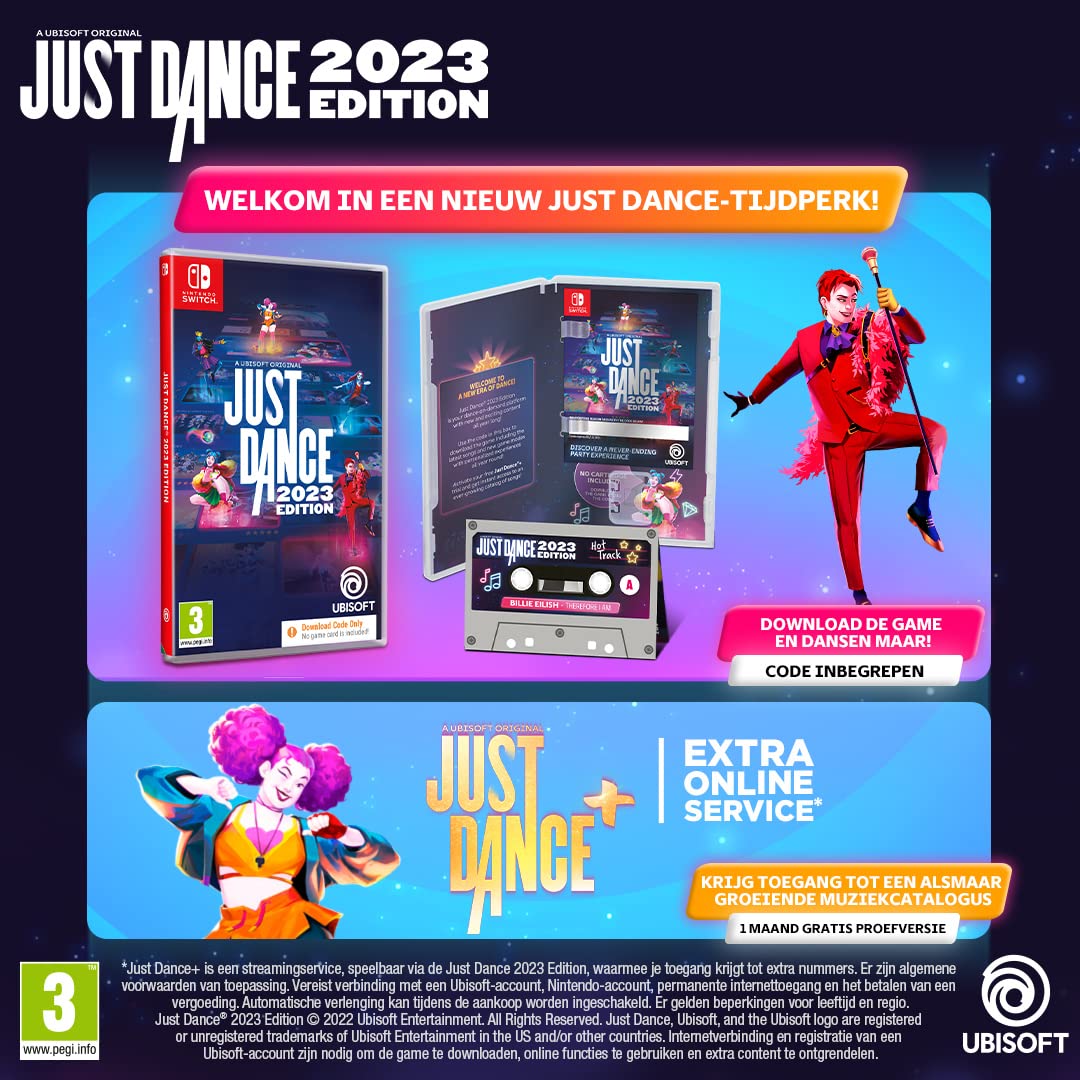 Just Dance 2023 - Nintendo Switch, PS5, Xbox Series X|S - Dance Video Game with 40+ New Songs - Fun Family Party Game for Kids & Adults - Perfect for Fitness, Parties & Game Nights