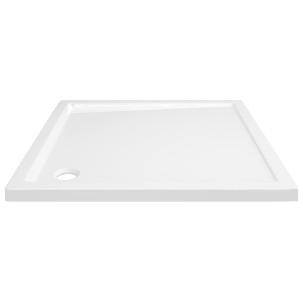 35.4x35.4 Inch Square Threshold Shower Base Tray - ABS Bathroom Shower Pan with Drain Cover for Easy Installation | Perfect for Modern Bathroom Renovations & Wet Room Designs