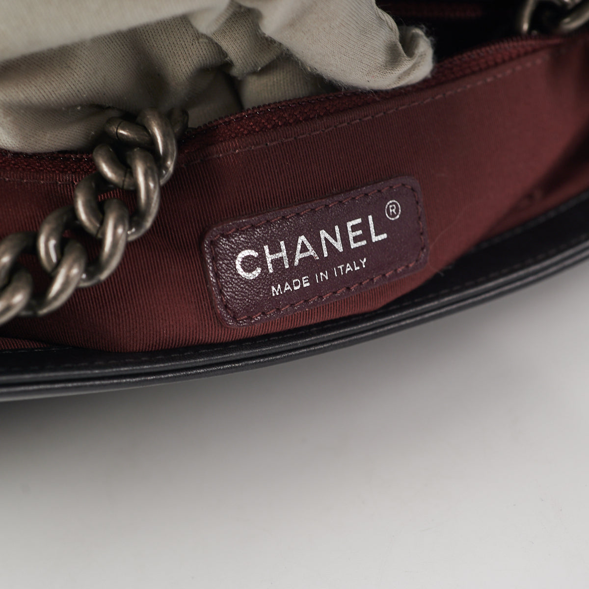 Chanel New Medium Boy Bag in Black Velvet - Luxury Designer Handbag for Women, Perfect for Evening Parties & Special Occasions