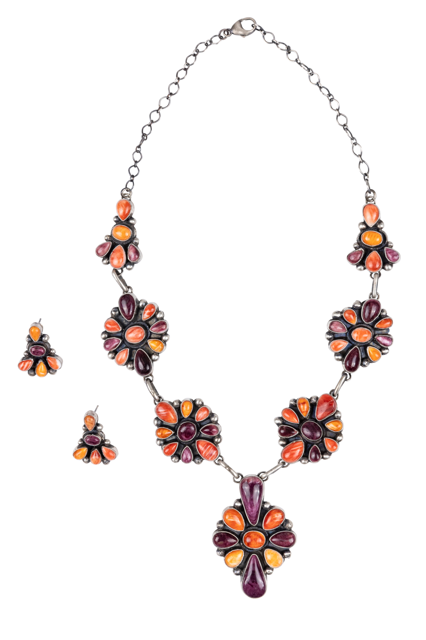 Vibrant Multi-Color Spiny Oyster Shell Necklace Set - Handmade Boho Jewelry for Women, Perfect for Beach Vacations & Summer Fashion Accessories