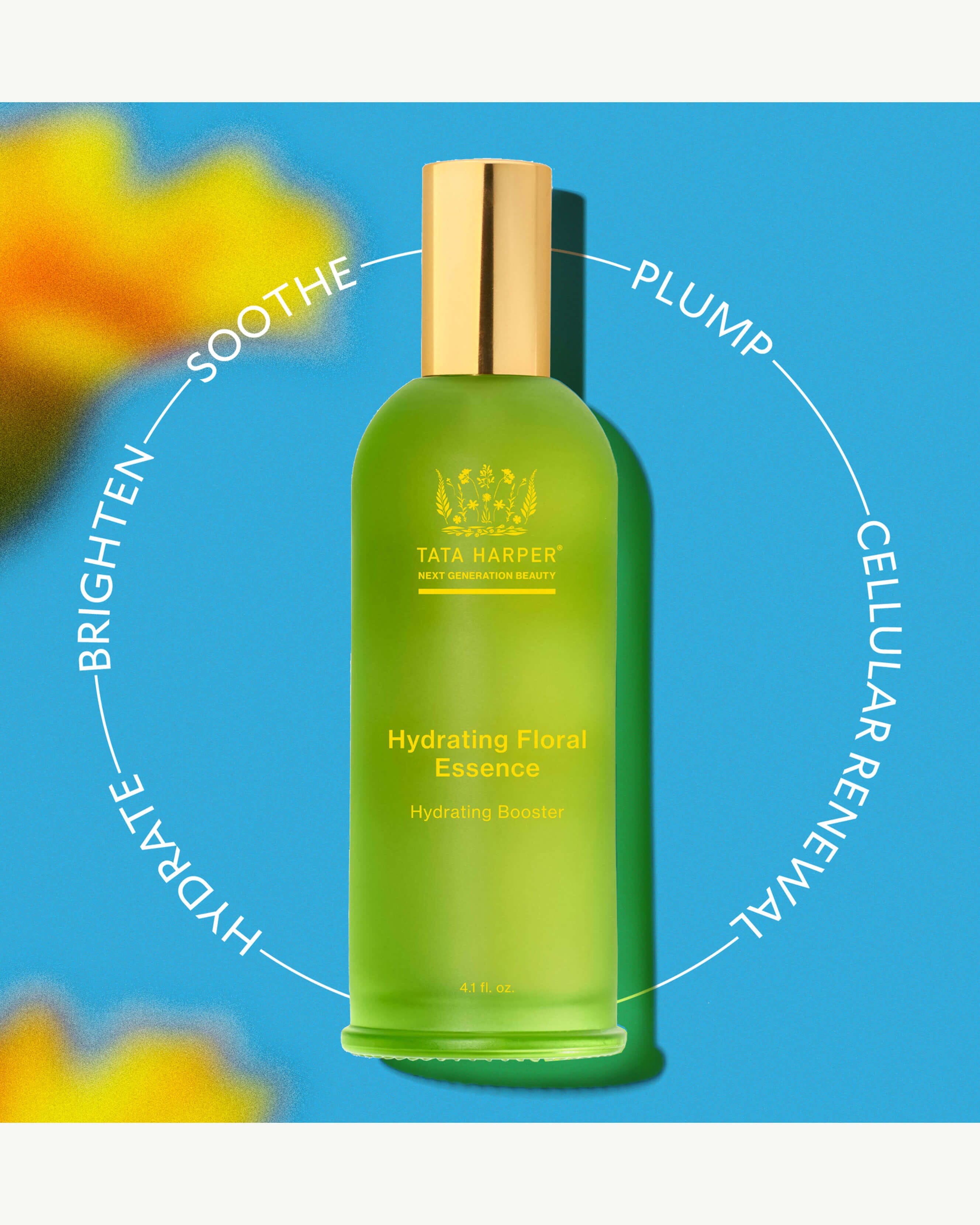 Hydrating Floral Essence for Face - Rose & Jasmine Infused Moisturizing Toner | Perfect for Dry Skin, Daily Skincare Routine & Glowing Complexion
