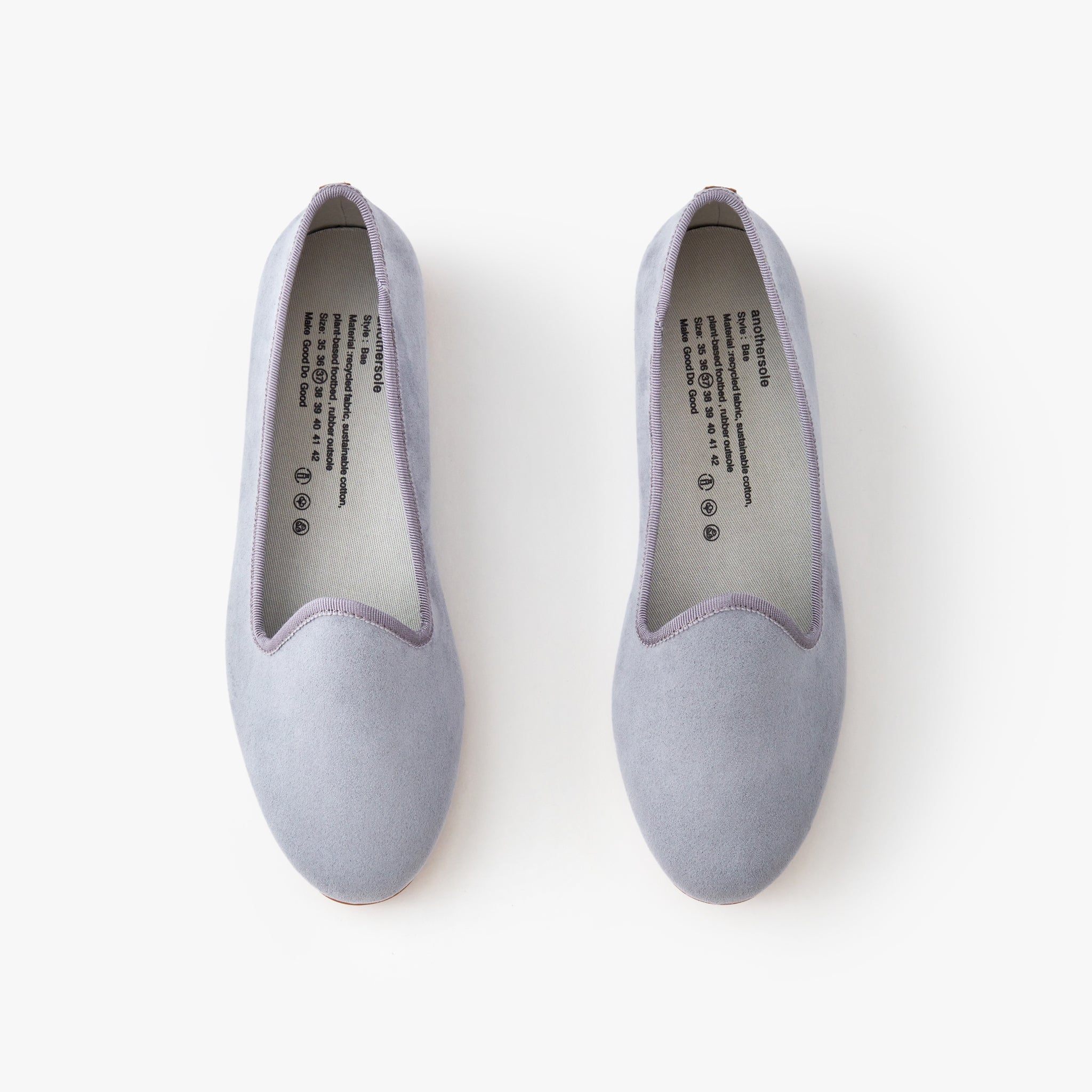 Bae Easy Loafers for Women - Comfortable Slip-On Sky Blue Casual Shoes for Walking, Work & Travel