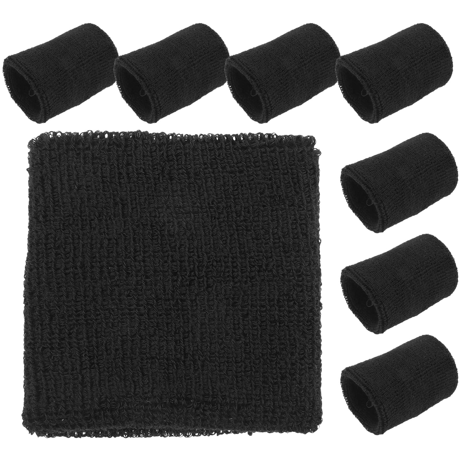 6 Pack Sweat Wristbands for Men & Women - Breathable Tennis Wristbands for Sports, Gym, Dance & Workout - Non-Slip Exercise Bands for Basketball, Running, Yoga & Fitness Activities