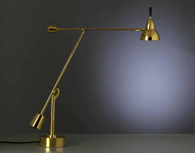 TECNOLUMEN EB 27 Table Lamp - Bauhaus Style Desk Light with Chrome Finish | Perfect for Modern Living Room, Office, or Bedroom Lighting