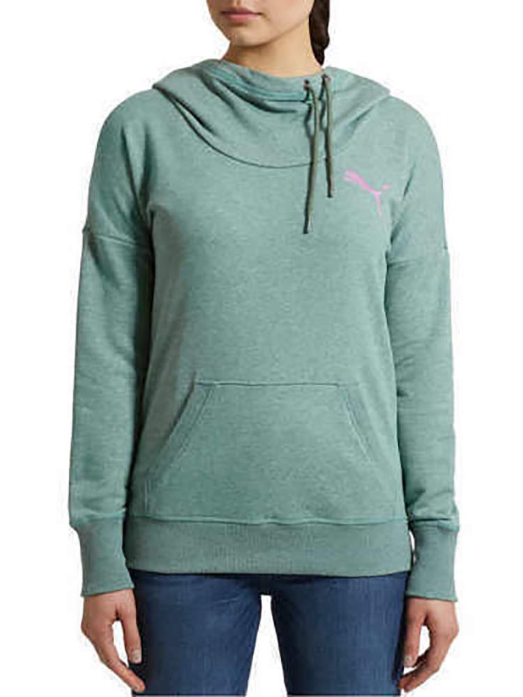 PUMA Women's Refresh Hoodie - Laurel Wreath Design, Medium Size | Soft Fleece Pullover for Casual Wear, Gym & Outdoor Activities