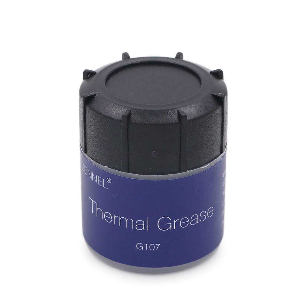 High-Performance G107 20g Silver Thermal Paste - Premium CPU GPU Cooler Thermal Grease for PC, Laptop, PS4, Xbox & LED IC Chipsets | Ideal for Gaming Rigs, Overclocking & Electronics Repair