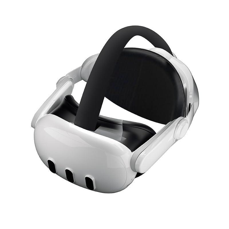 Meta Quest 3 VR Head Strap Replacement - Elite Comfort Headband for Oculus Quest 3 with Enhanced Support, Weight Reduction & Stress Relief Cushion - Perfect for Extended Gaming, VR Fitness & Immersive Experiences