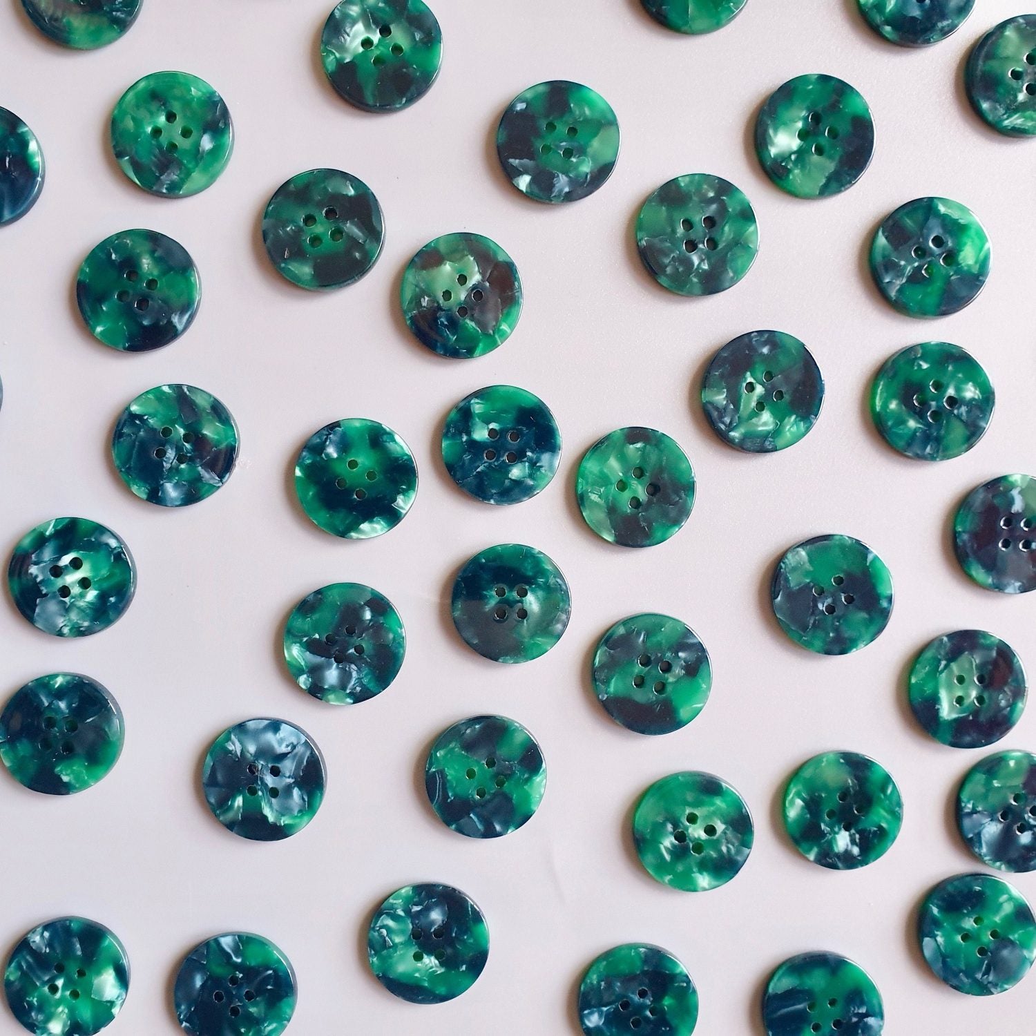 Wicked Set - Pack of 10 Premium 20mm Buttons for DIY Crafts, Sewing Projects & Clothing Accessories