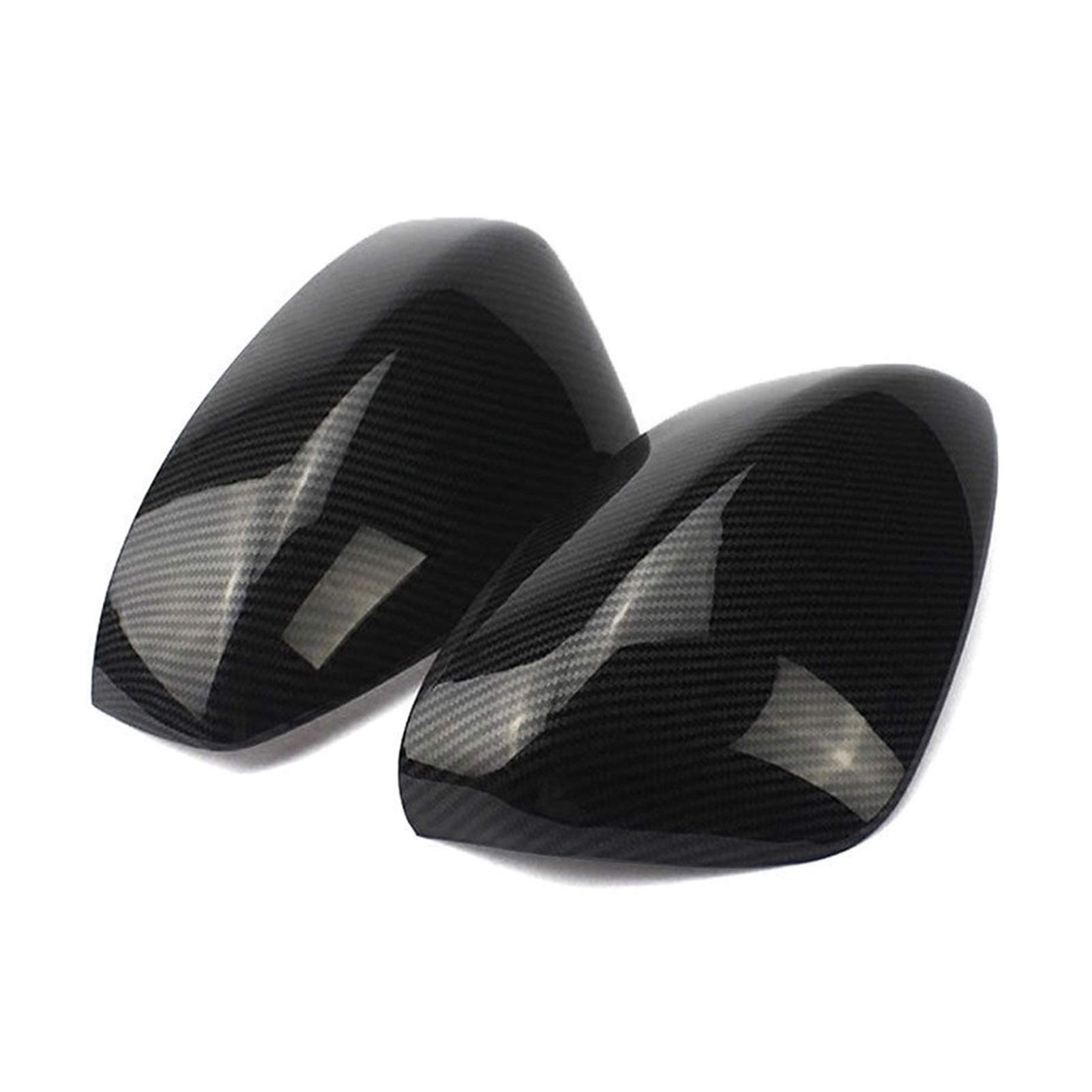 LQIAN ABS Carbon Fiber Door Mirror Cover 1 Pair for Mazda CX-5 2017-2018 - Car Rearview Mirror Shell Protector, Exterior Side Mirror Cover for Enhanced Style & Protection (Fits Driver & Passenger Side) - Perfect for Car Detailing, Customization & Weather Protection
