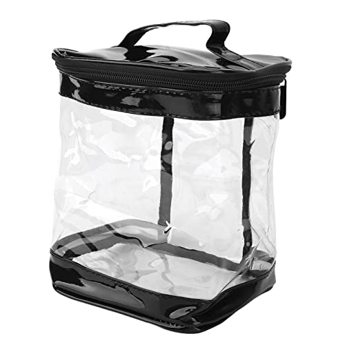 Thickened Clear PVC Toiletry Bag - Waterproof Travel Makeup Pouch with Zipper for Cosmetics, Nail Tools & Toiletries | Portable Cosmetic Storage Organizer for Travel, Gym & Daily Use