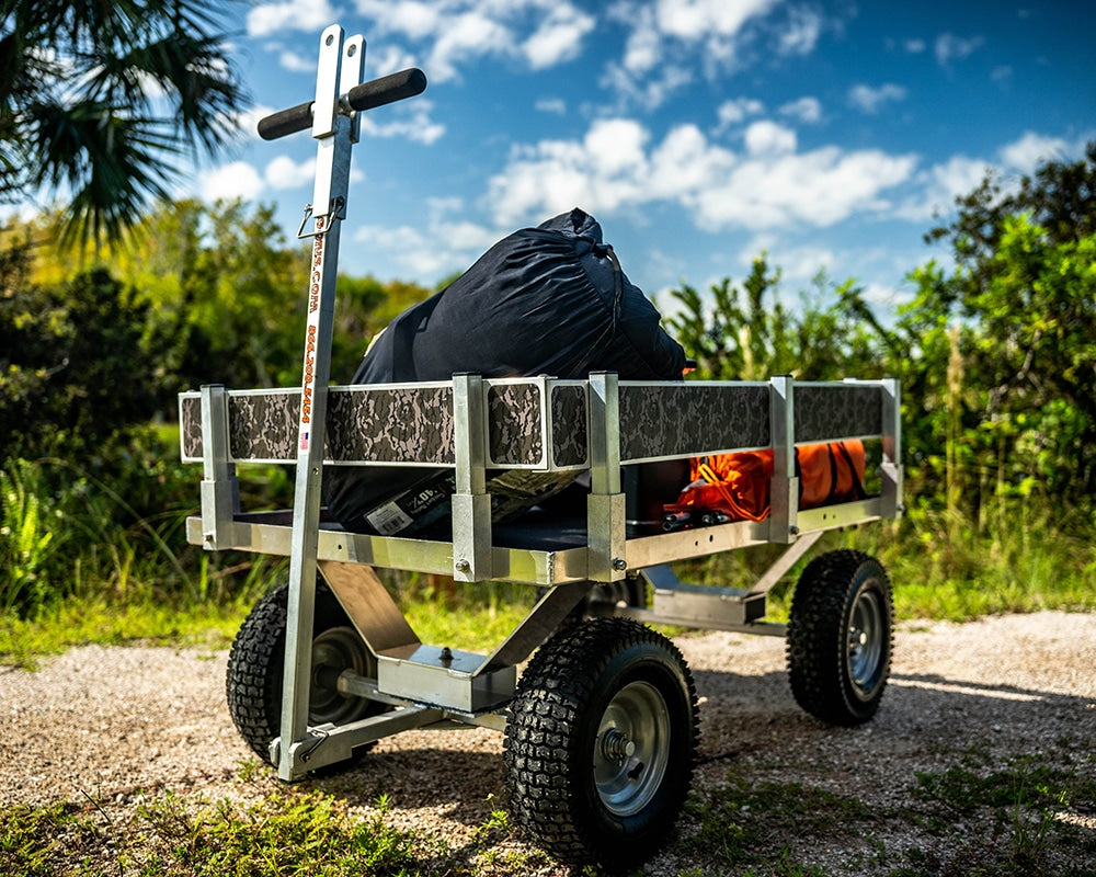 Alumacart CC222 Country Kahuna Junior All-Terrain Wagon - Mossy Oak Camo | Heavy-Duty Kids Wagon for Outdoor Adventures, Beach, Camping & Tailgating