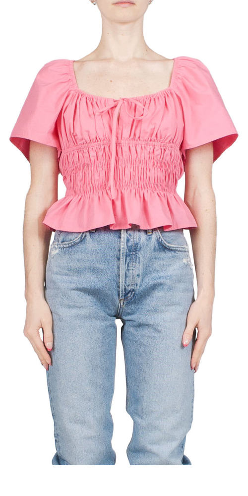 Elvia Top Carnation - Floral Print Women's Blouse for Casual & Office Wear | Elegant & Comfortable Summer Tops