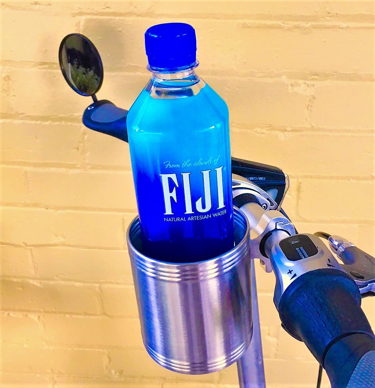 Stainless Steel Bike Cup Holder - Universal Water Bottle Holder for Bicycles, Cycling, Commuting & Outdoor Adventures