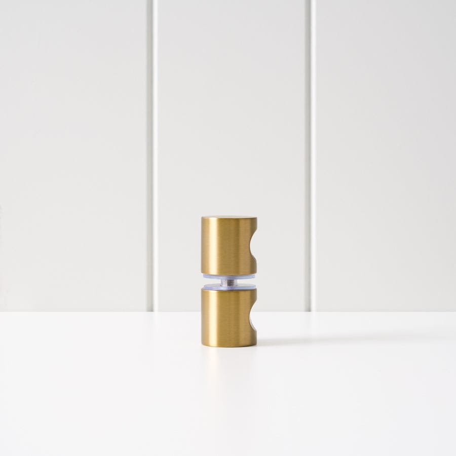 Brushed Brass Shower Door Handle - Elegant Bathroom Hardware for Modern & Classic Showers - Perfect for Home Renovation & Spa-Like Bathroom Upgrades