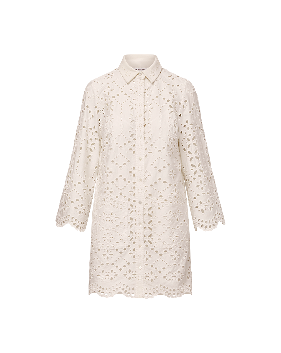 Sumatra Cotton Eyelet Dress - Floral Lace Summer Dress for Women - Perfect for Beach, Vacation & Casual Outings