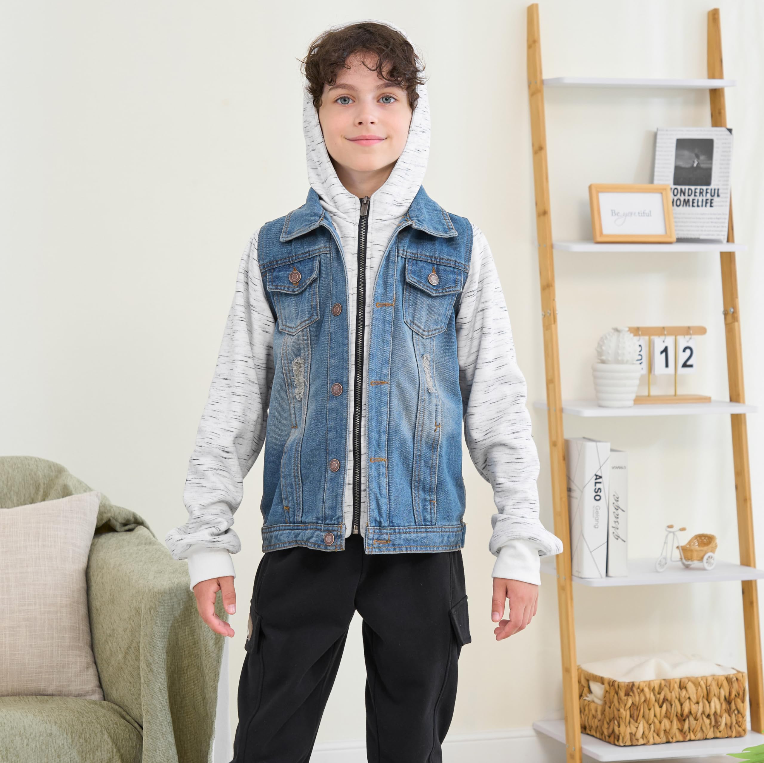 Boys' Denim Jacket for Kids 12M-14 Years | Stylish Outerwear for School, Play & Everyday Wear