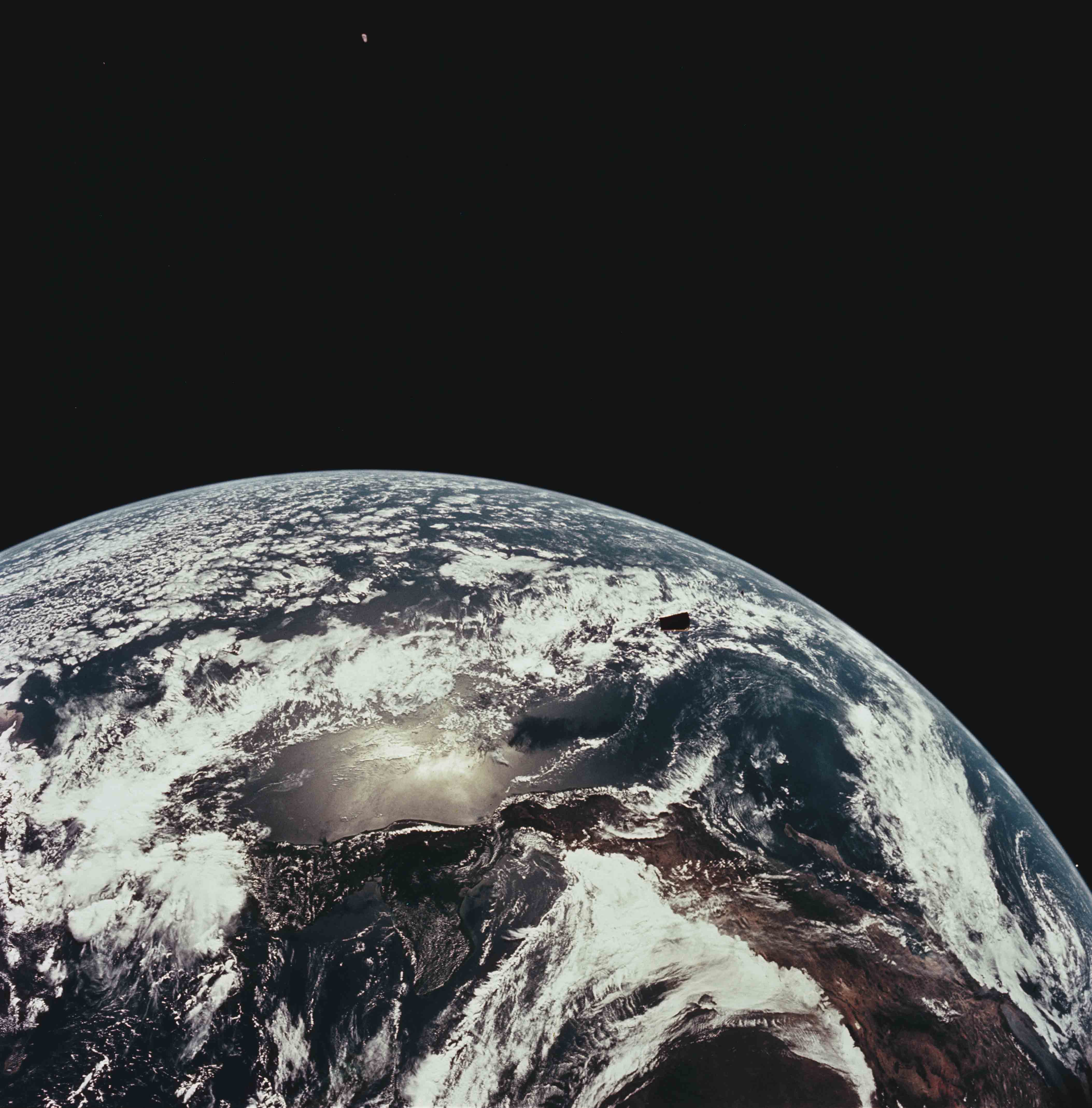 Apollo 12 Earth View Photo - NASA Space Mission Image - Perfect for Space Enthusiasts, Classroom Decor & Astronomy Gifts