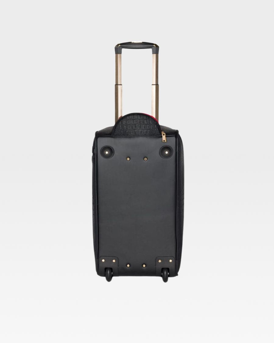 Apollo 2 Rolling Duffle Bag - Black Water-Resistant Luggage with Wheels for Travel, Gym & Sports | Perfect Carry-On for Airports, Business Trips & Weekend Getaways