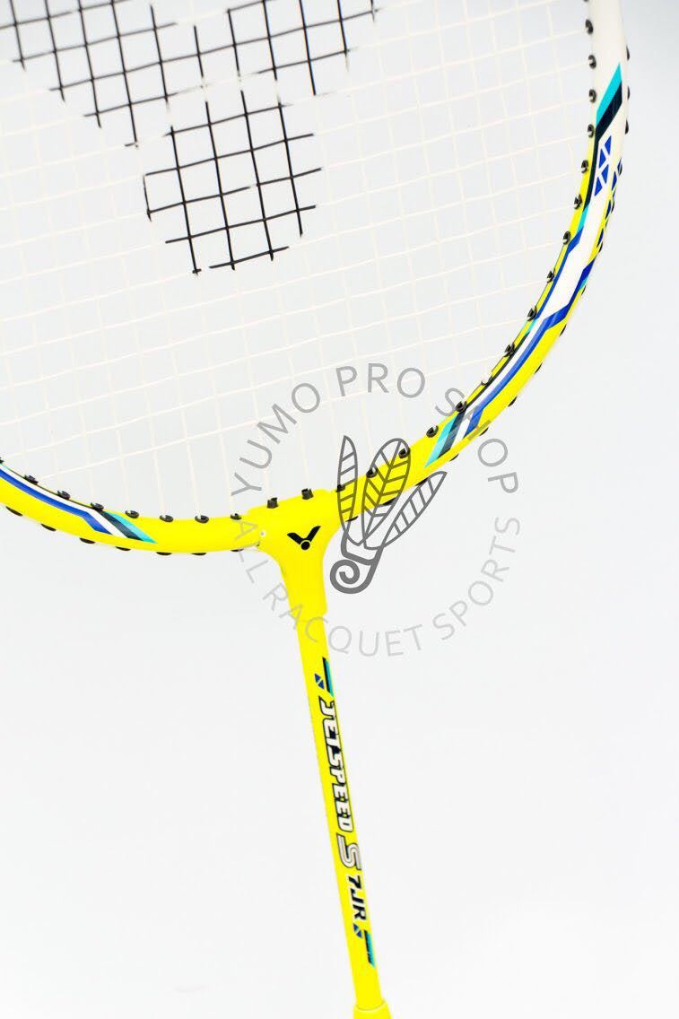 Victor Jetspeed S 7JR Junior Badminton Racket - Pre-Strung with Carry Bag | Perfect for Kids & Beginners Training, School PE Classes & Recreational Play