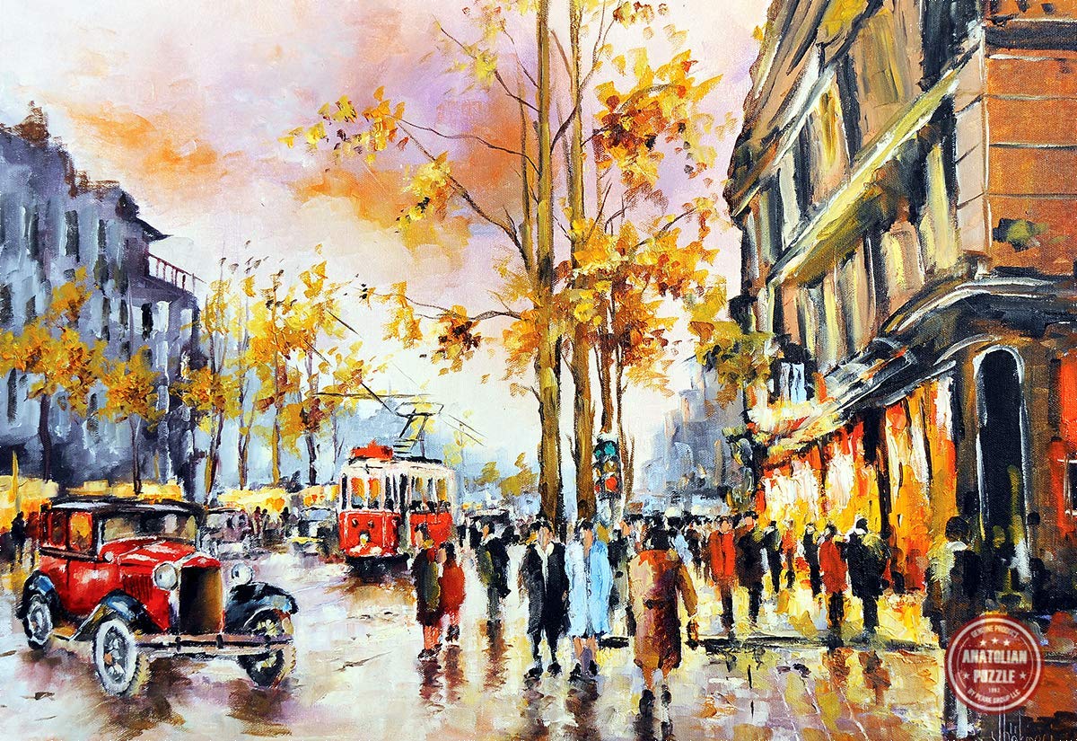 500 Piece Jigsaw Puzzle - Evening in Istanbul Anatolian Puzzle #3563 | Challenging Adult Puzzle for Relaxation & Stress Relief | Perfect for Family Game Night & Home Decor