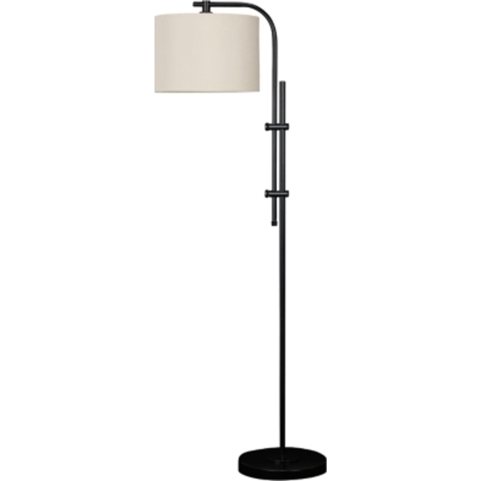 Baronvale Modern Floor Lamp with Adjustable Height - 60 Inch Tall Standing Light for Living Room, Bedroom, and Office - Energy Efficient LED Lighting for Home Decor