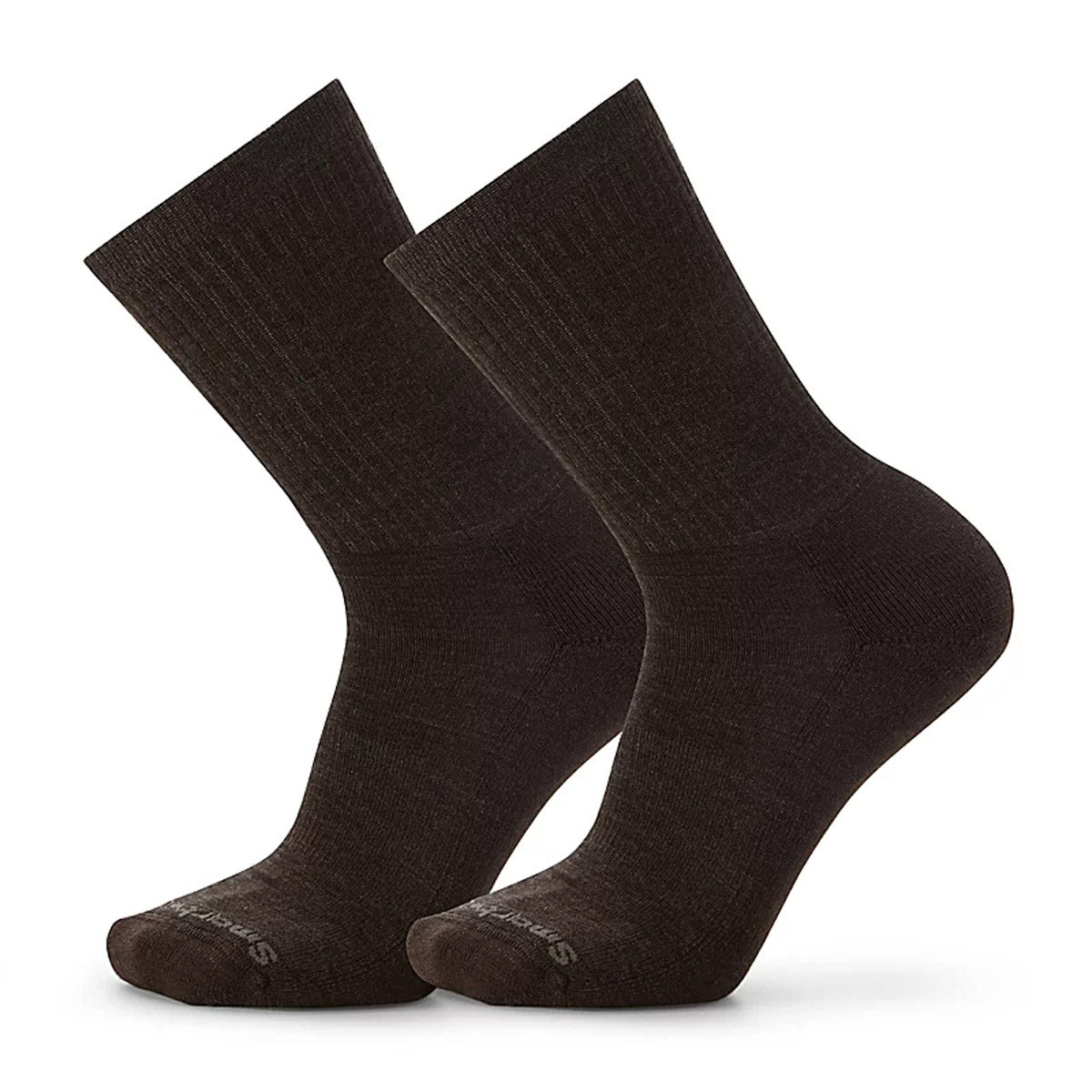Men's Everyday Solid Rib Crew Socks 2 Pack - Soft Cotton Casual Socks for Work, Gym & Daily Wear