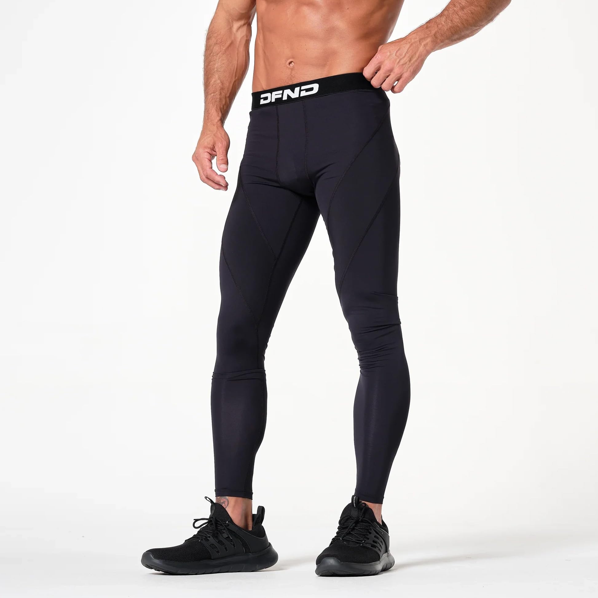 Men's Recover Rx Compression Pants for Workout & Recovery - High-Performance Leggings for Running, Gym, Yoga & Post-Training Support