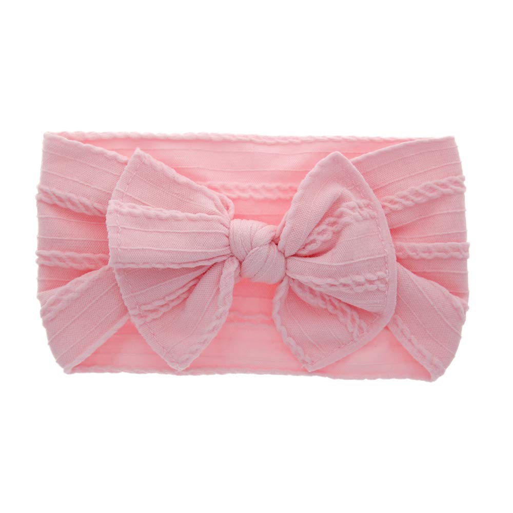 Baby Headbands Turban Knotted - Soft Newborn Infant Toddler Hair Accessories with Bows | Perfect for Photography, Birthday Parties & Everyday Outfits