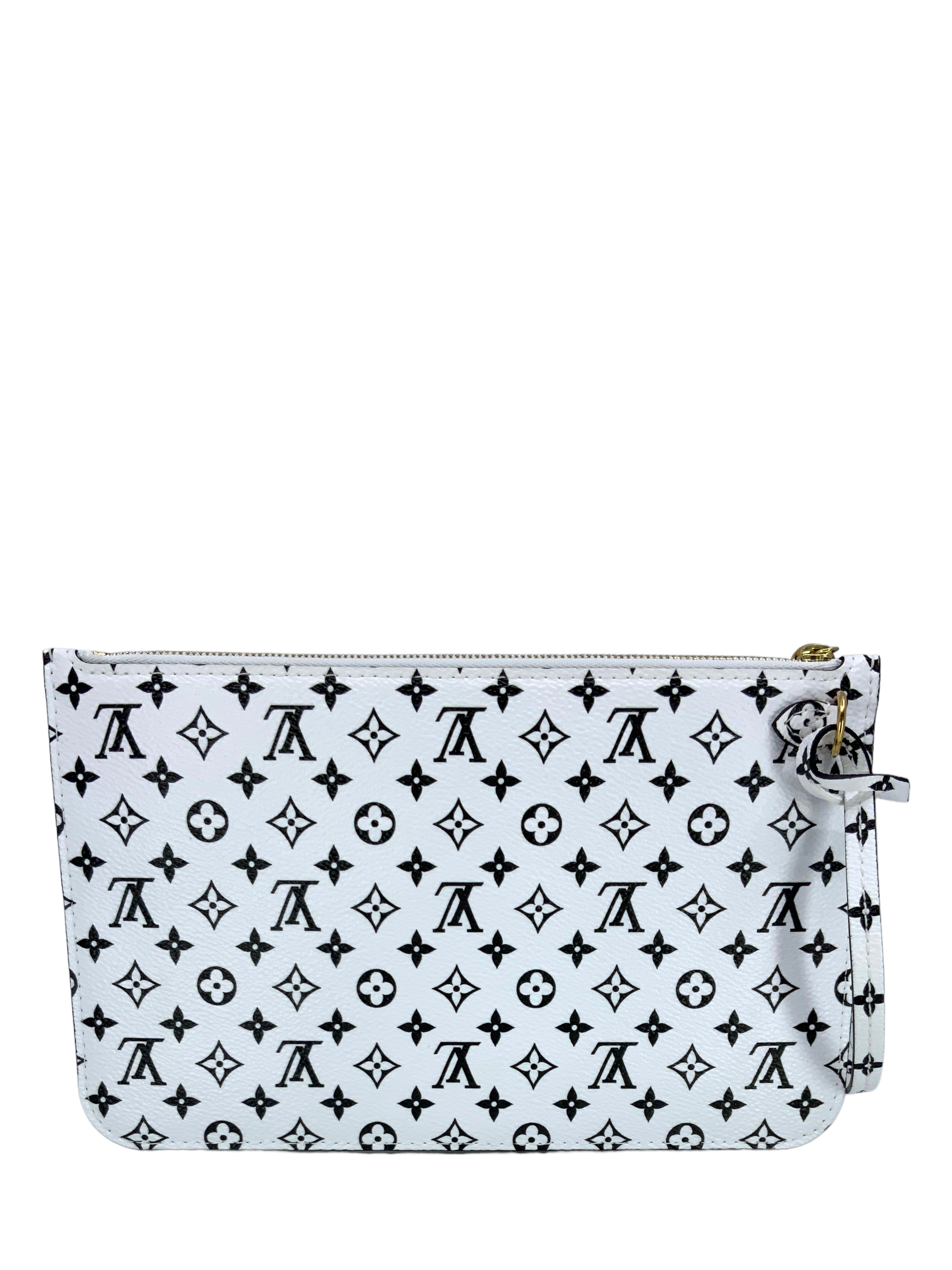 Authentic Louis Vuitton Monogram Giant Neverfull MM Pochette Handbag - Luxury Tote Bag for Women, Perfect for Work, Travel & Everyday Use