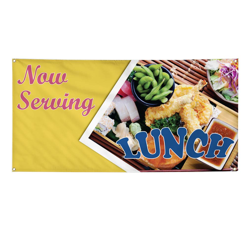 Custom Vinyl Banner - 24x36 Inches, Weatherproof Outdoor Advertising Sign with 4 Grommets (Multiple Sizes Available) - Perfect for Business Promotion, Yard Sales, and Restaurant 