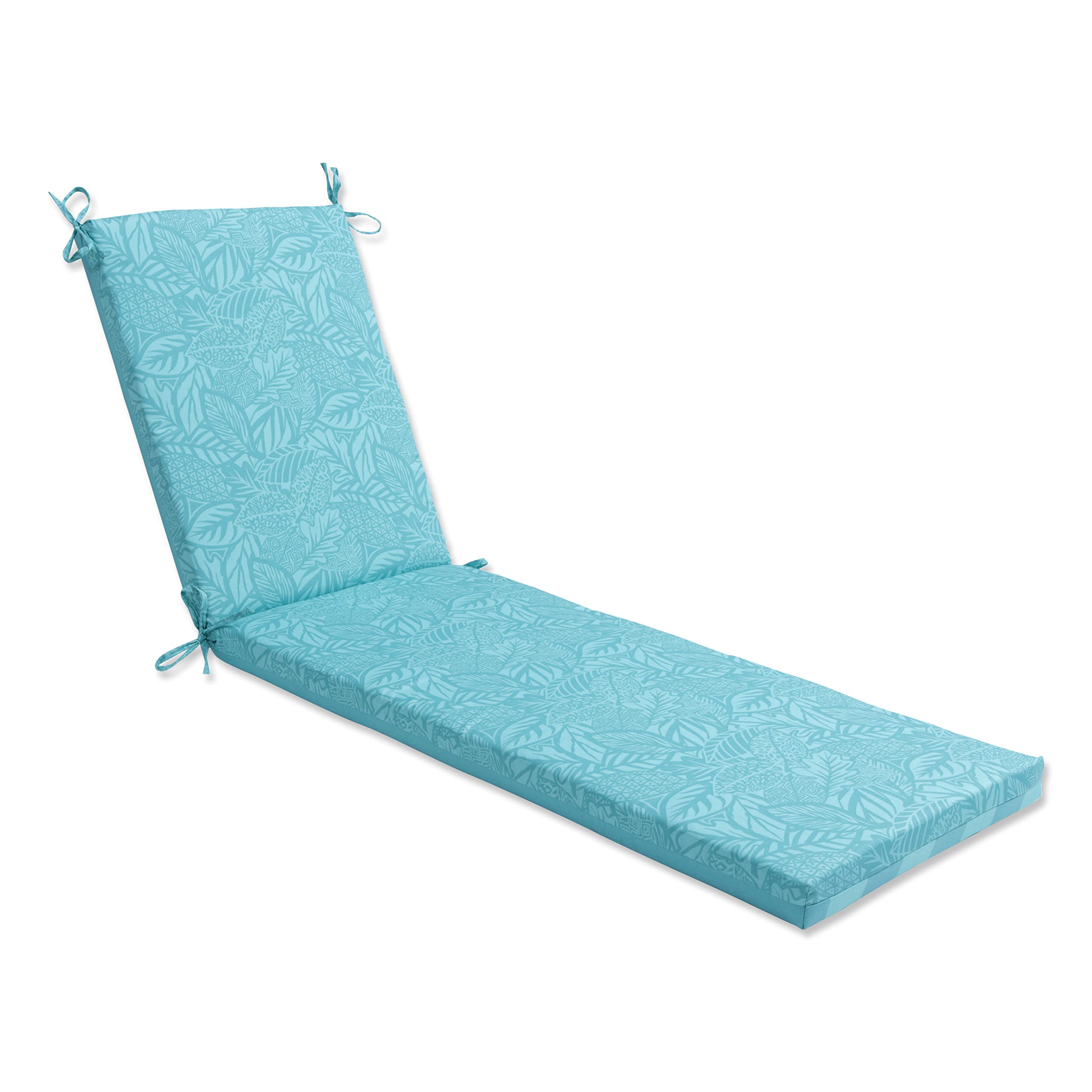 **Reversible Botanical Stripe Chaise Lounge Cushion - 80