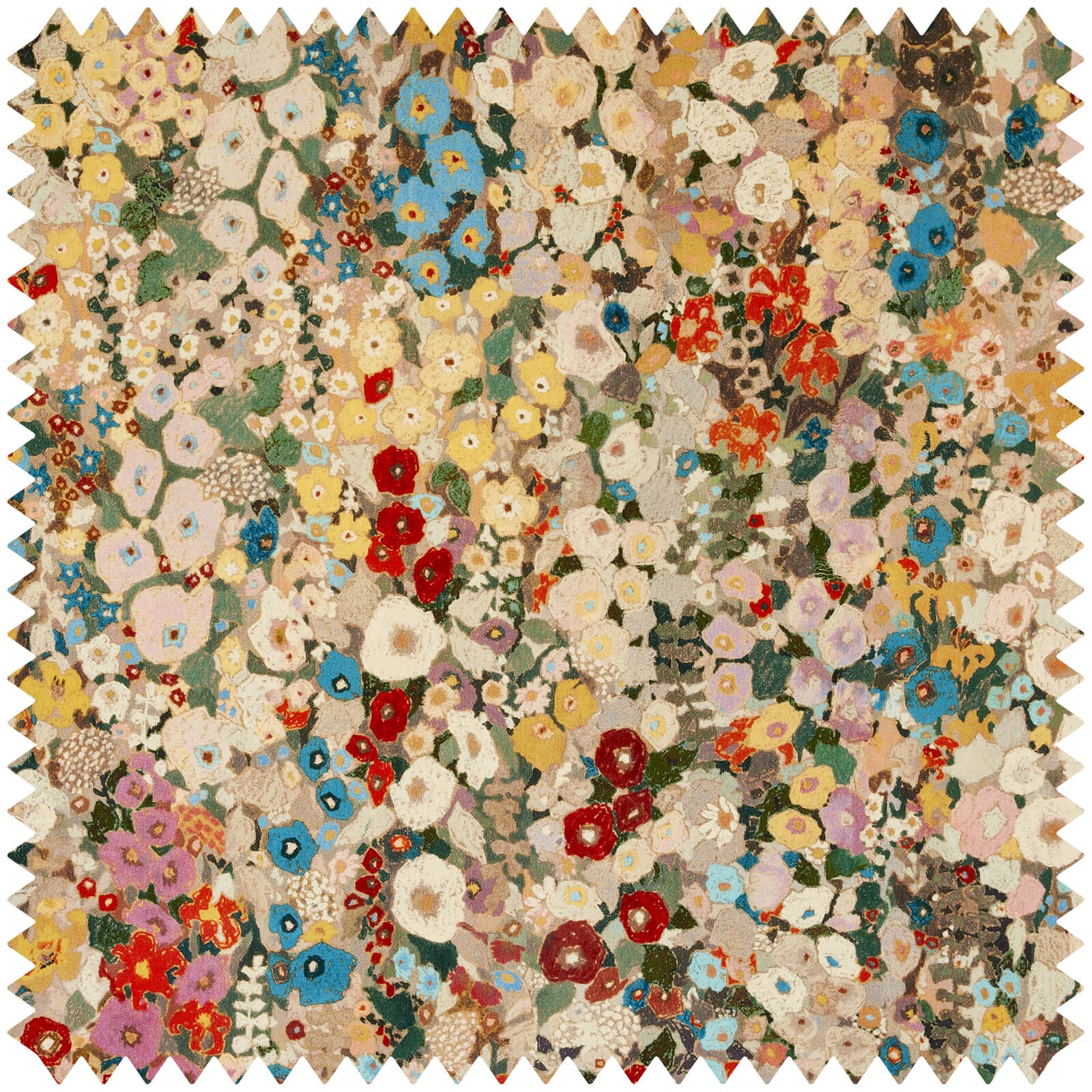 HOLLYHOCKS Velvet Autumn Sample - Premium Velvet Fabric for Fall Fashion & Home Decor