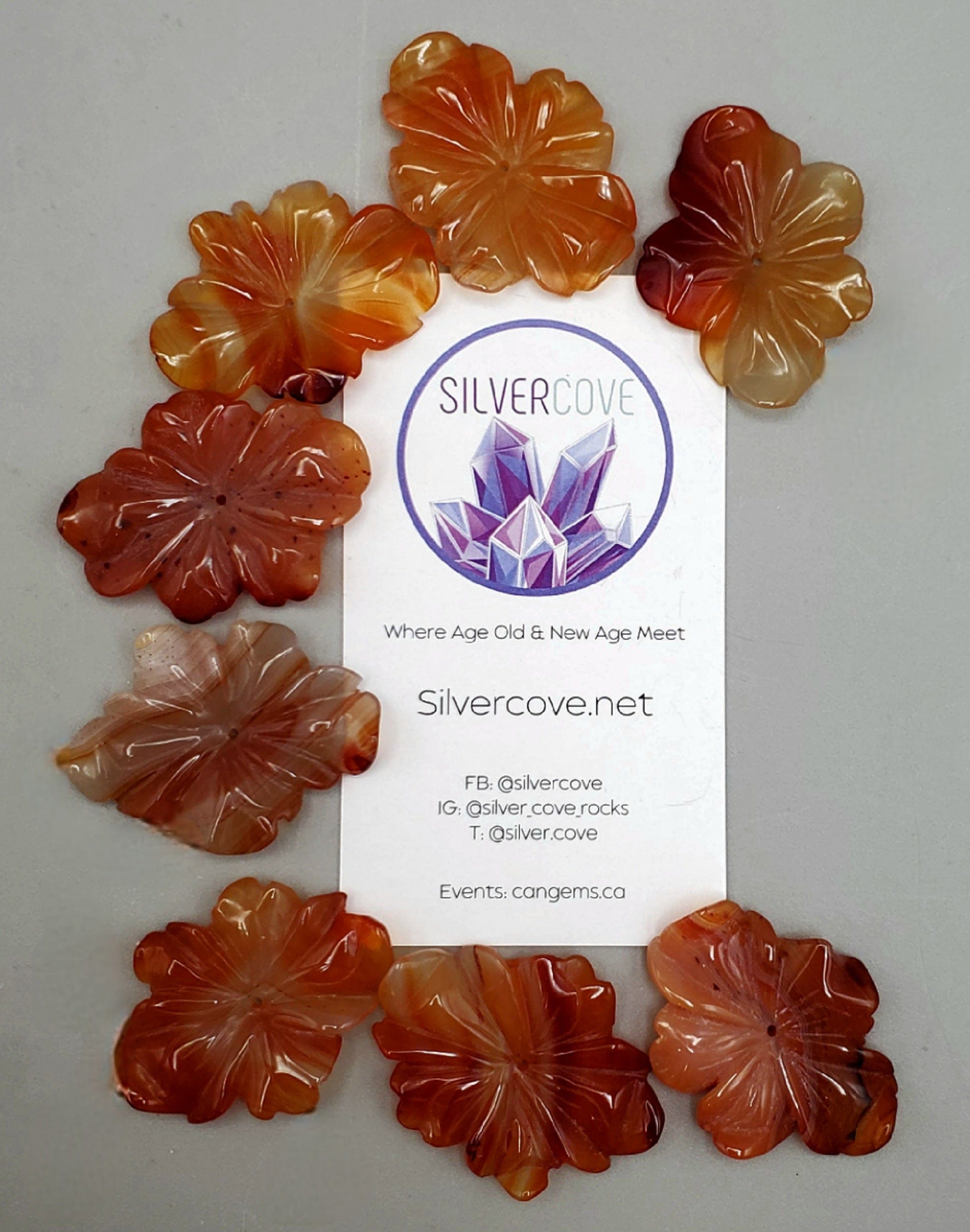 Natural Carnelian Beads with Floral Carving - Handmade Gemstone Jewelry for Necklace Making, DIY Crafts & Spiritual Healing | Perfect for Meditation, Yoga & Boho Fashion Accessories