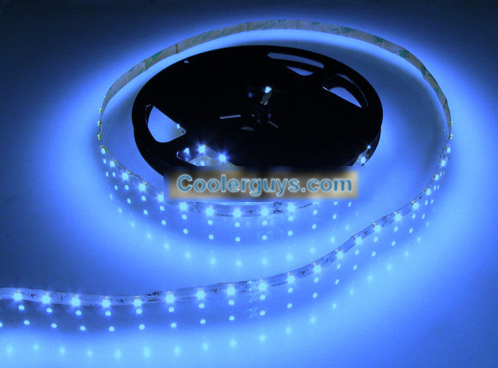 60 LED Double Density 39-inch Flexible Light Strip - 12V Blue LED Strip Lights for Home Decoration, Under Cabinet Lighting, and DIY Projects