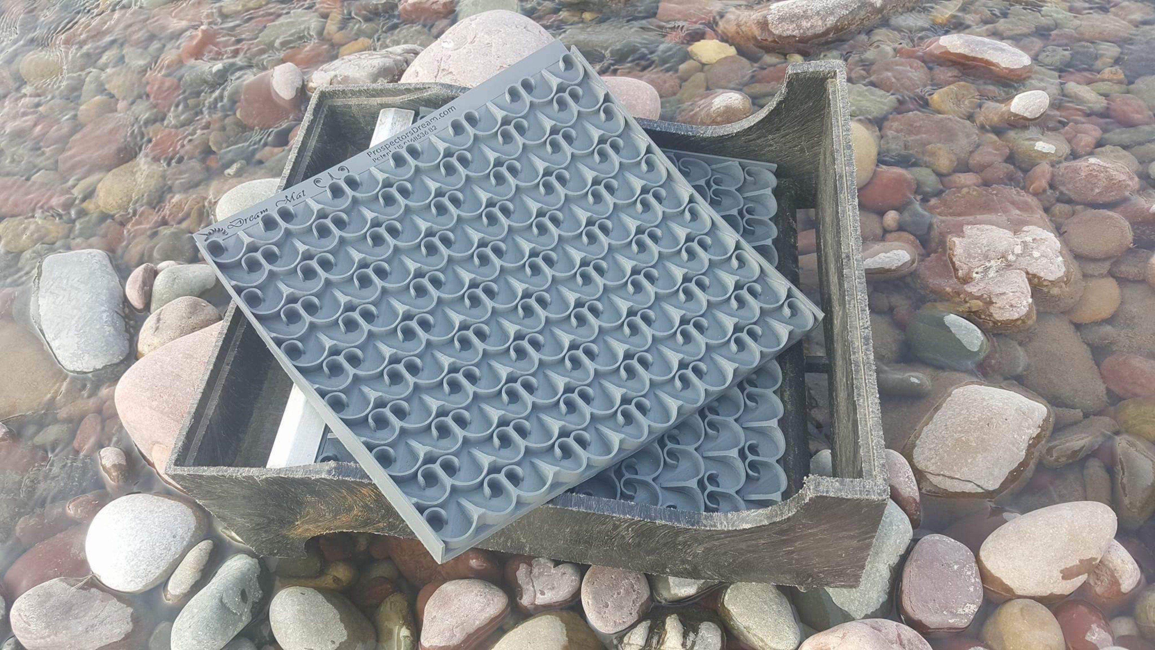 Mini Dream Mat for Gold Cube - Compact Gold Recovery Sluice Matting for Prospecting & Mining | Perfect for Small Scale Gold Panning & Sluice Box Use