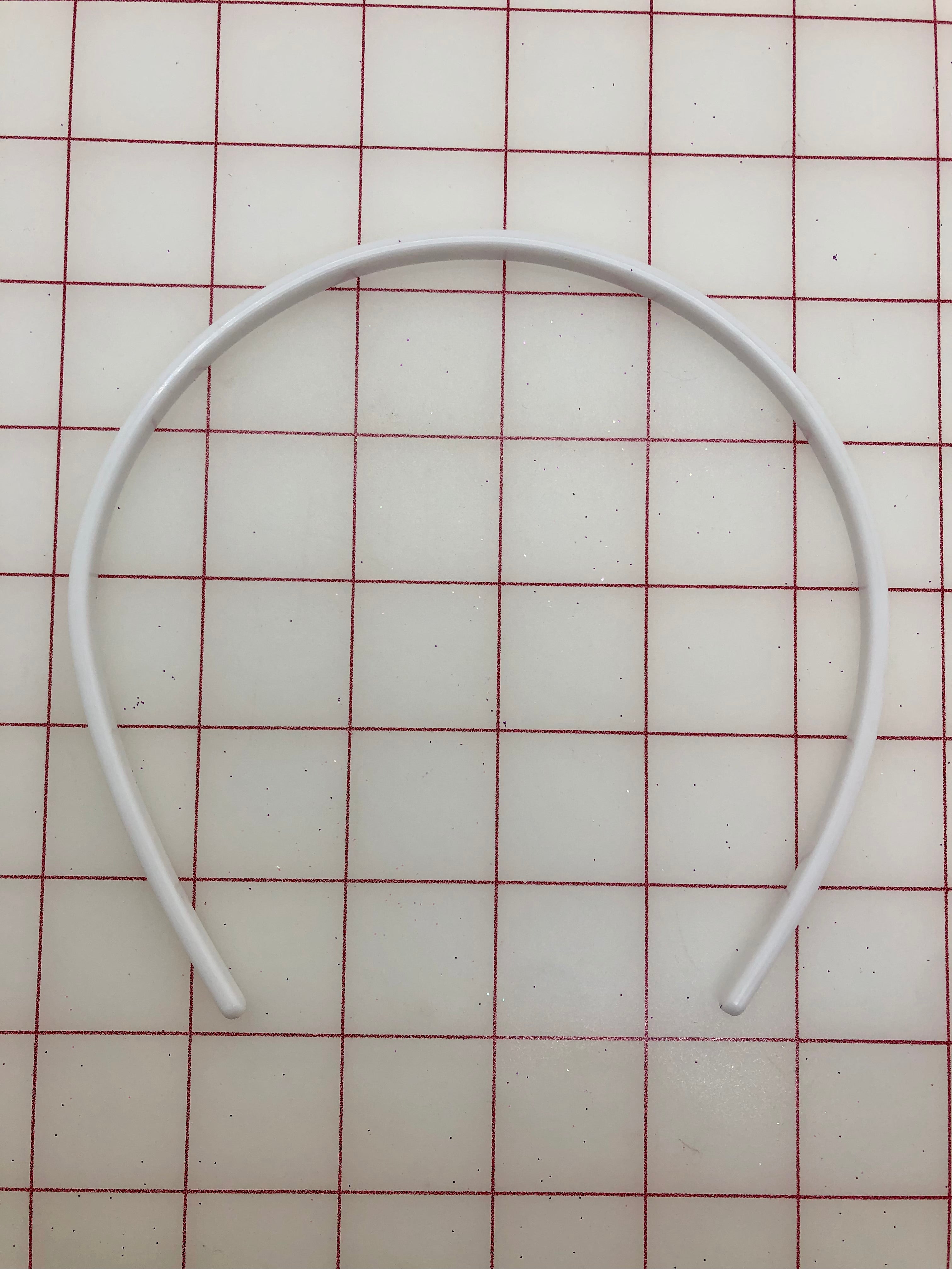 1/4 Inch Wide Plastic Headbands for Women - Comfortable Hair Accessories for Work, Gym, and Everyday Wear