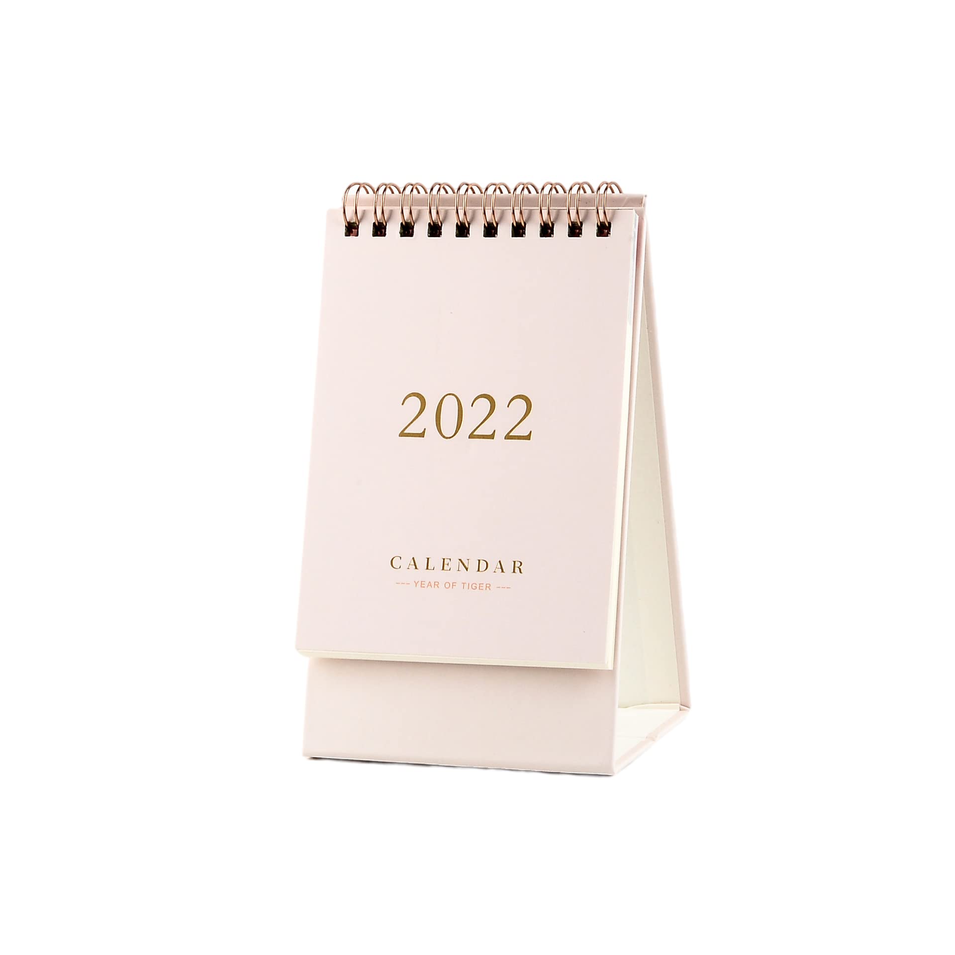 2022 Small Beige Desk Calendar - 1Pc Daily Schedule Planner for Home & Office Décor - Perfect for Organizing Tasks, Tracking Appointments & Enhancing Workspace Aesthetics