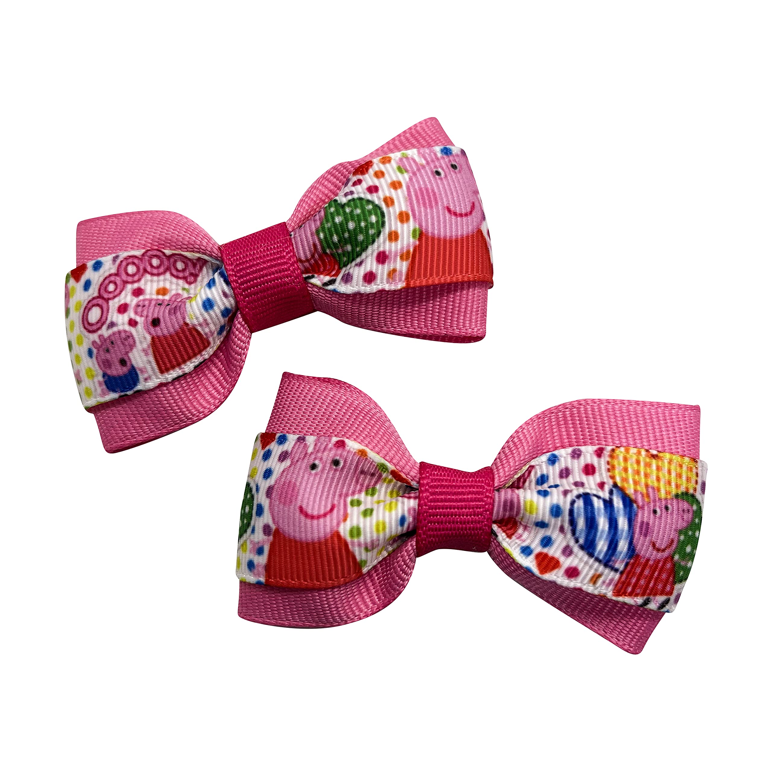 Pigtail Hair Bows for Toddler Girls - Playtime & Party Accessories