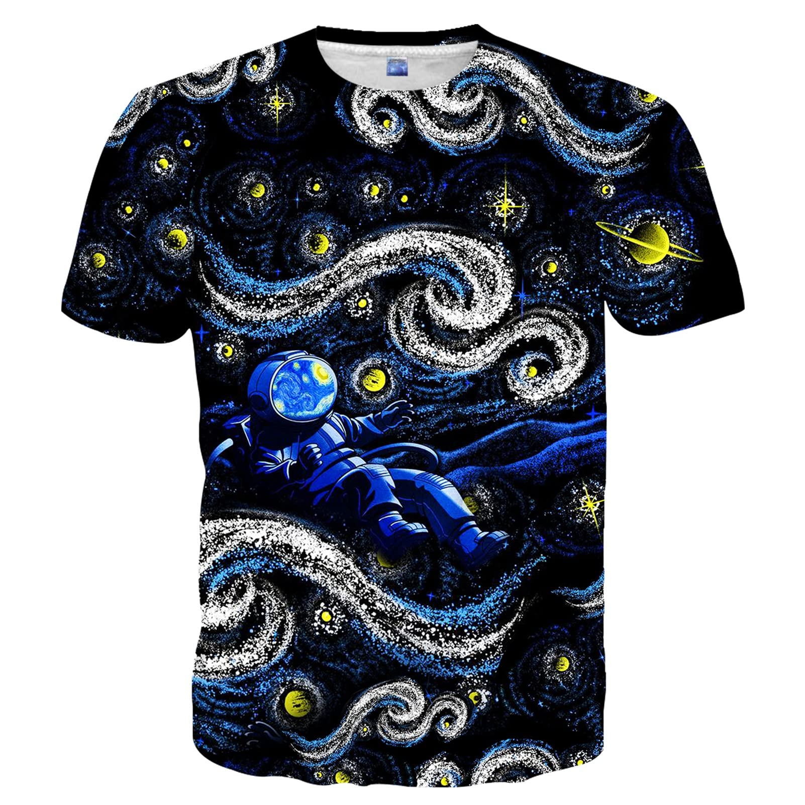 SYAIMN Unisex 3D Printed Graphic T-Shirt - Funny Colorful Summer Tee for Men & Women | Casual Wear, Street Fashion, Gift Idea