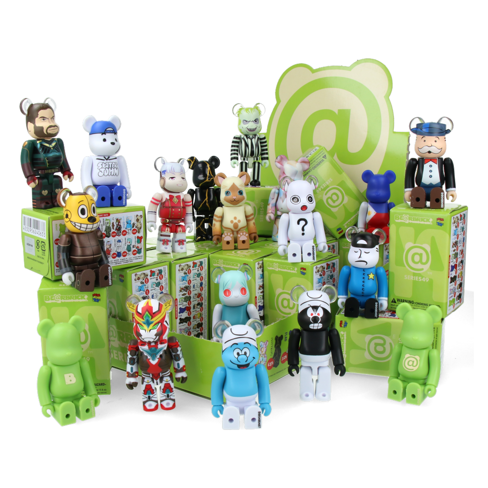 Bearbrick Series 49 Collectible Toy Figures - Limited Edition Vinyl Art Toys for Display & Collection - Perfect for Home Decor, Office Display & Gift Giving