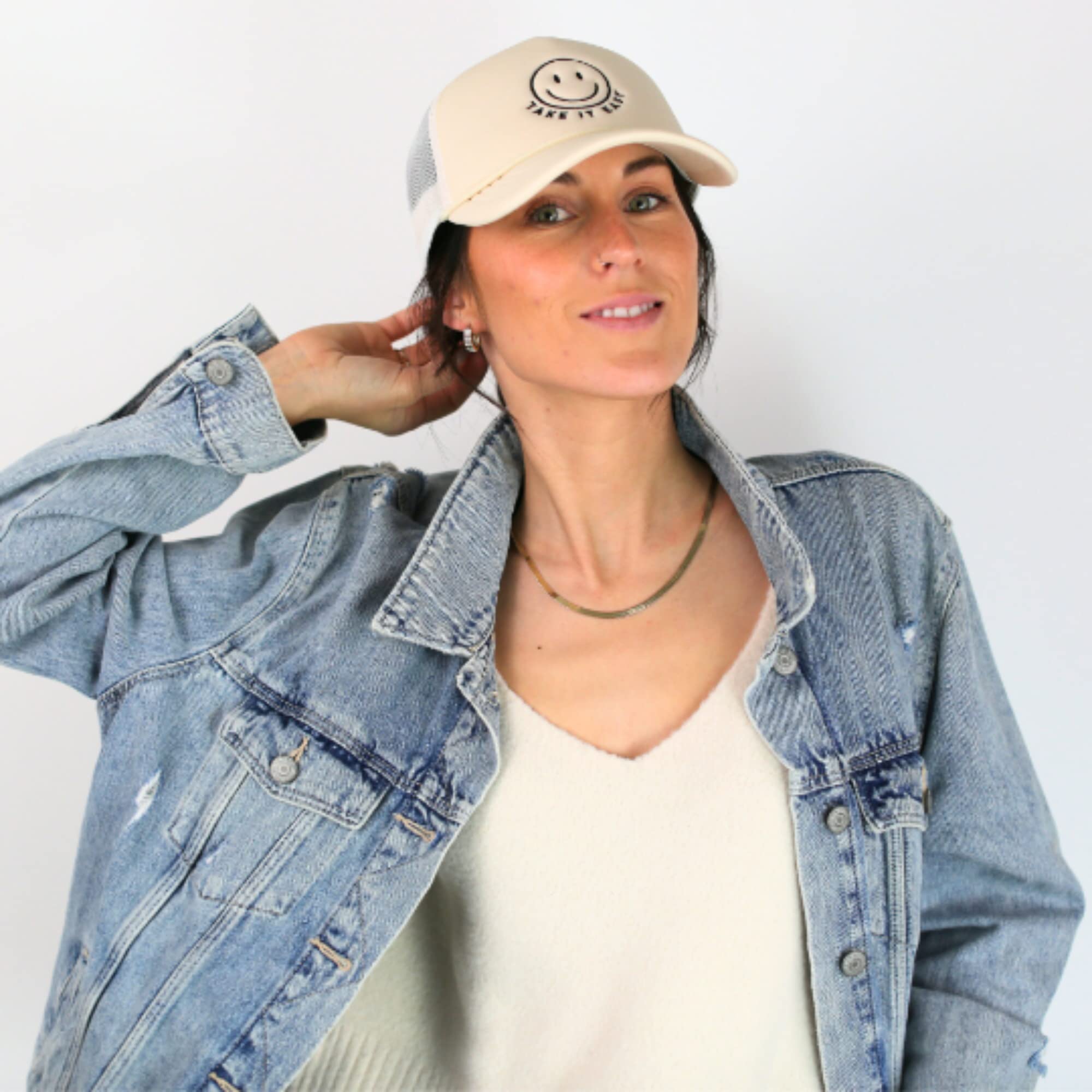 Women's Relaxed Fit Adjustable Snapback Trucker Hat - Classic Baseball Cap with Mesh Back for Sun Protection | USA Branded Gorras & Lids | Perfect for Outdoor Activities, Sports, and Casual Wear