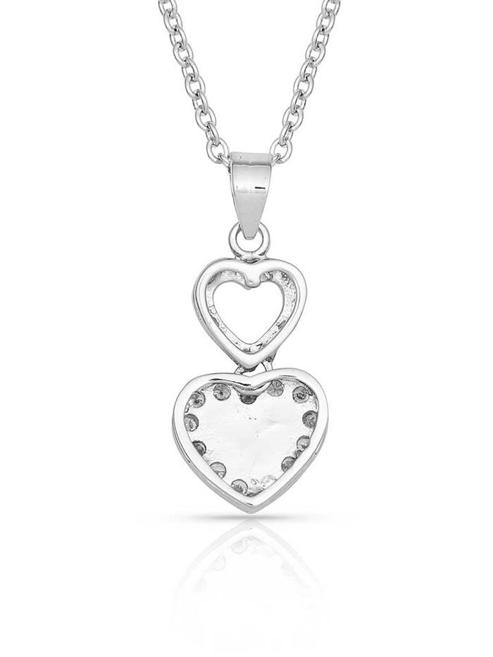 Montana Silversmiths NC2537 Women's River Lights in Love Necklace - Sterling Silver Jewelry for Valentine's Day, Anniversary & Romantic Gifts