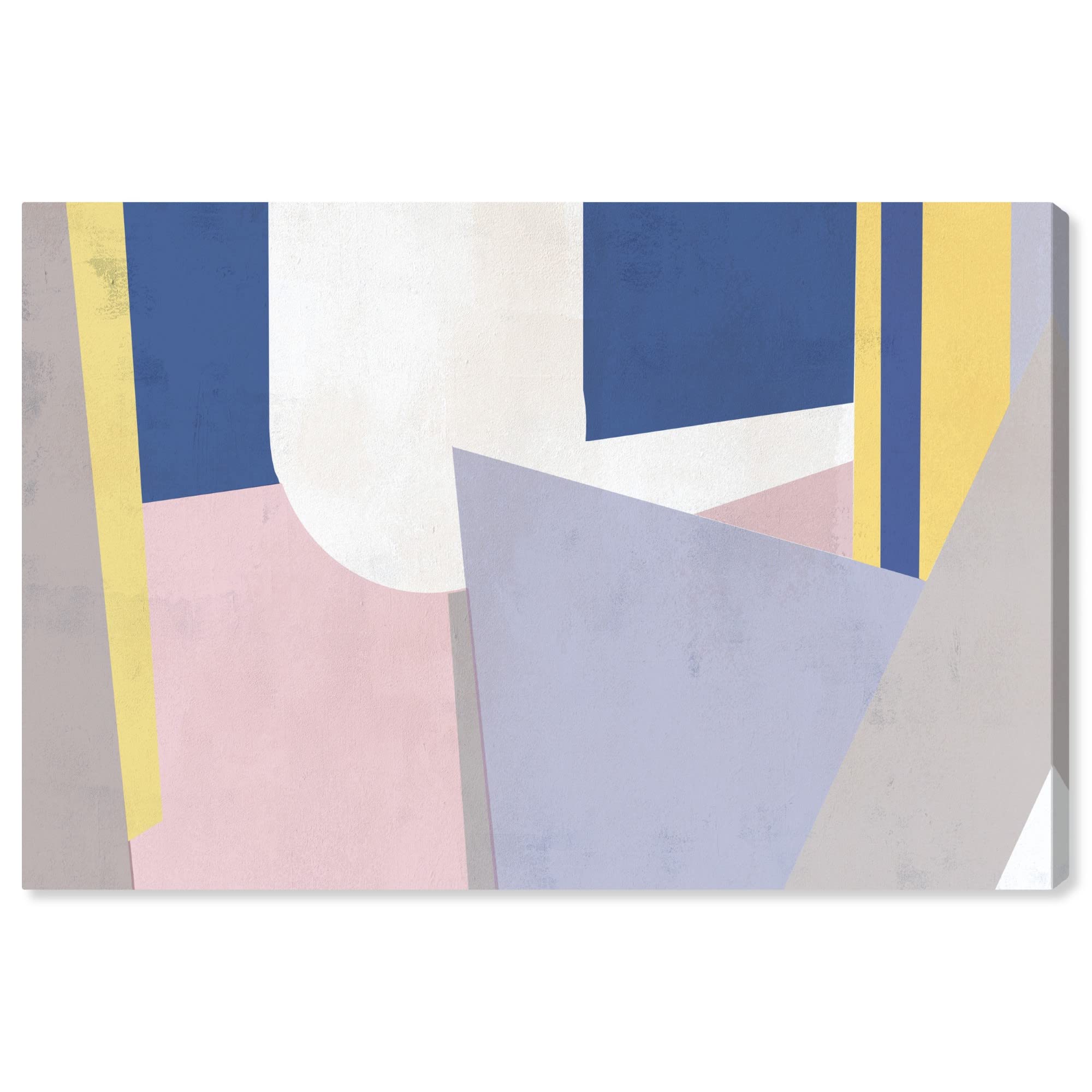 Abstract Wall Art Canvas Prints 'Geo Shapes I' by Oliver Gal Artist Co. – Modern Crystal-Inspired Home Decor for Living Room, Bedroom & Office