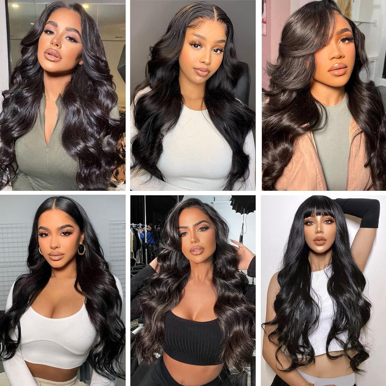 120g 8Pcs Body Wave Clip in Human Hair Extensions for Women - Brazilian Remy Real Human Hair with 18 Clips (14inch, Natural Color) - Perfect for Daily Styling, Parties & Special Occasions