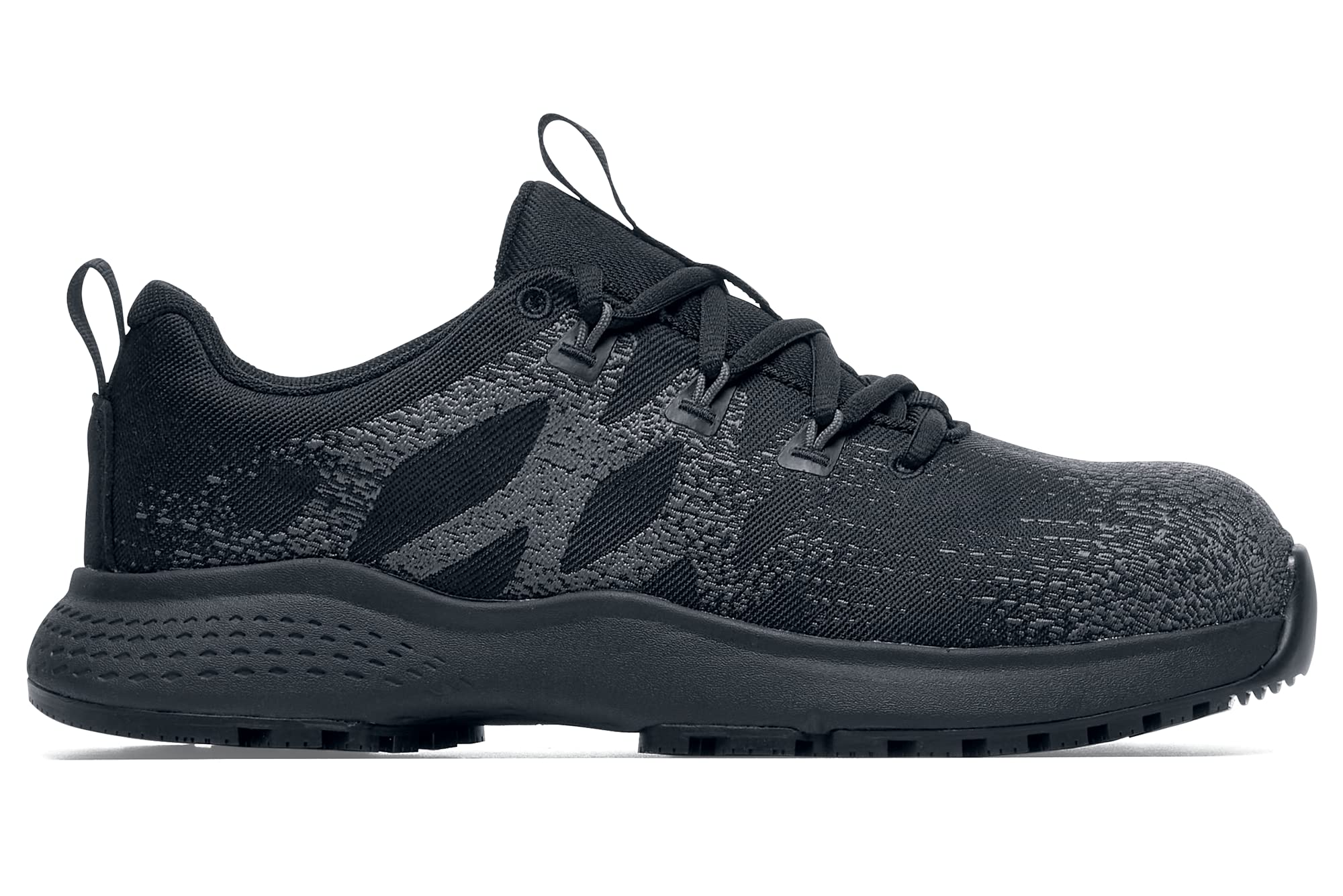 Women's Heather II Nano Composite Toe (NCT) Slip Resistant Work Shoes - Water Resistant Black Size 7 | Ideal for Restaurant, Healthcare & Industrial Workers