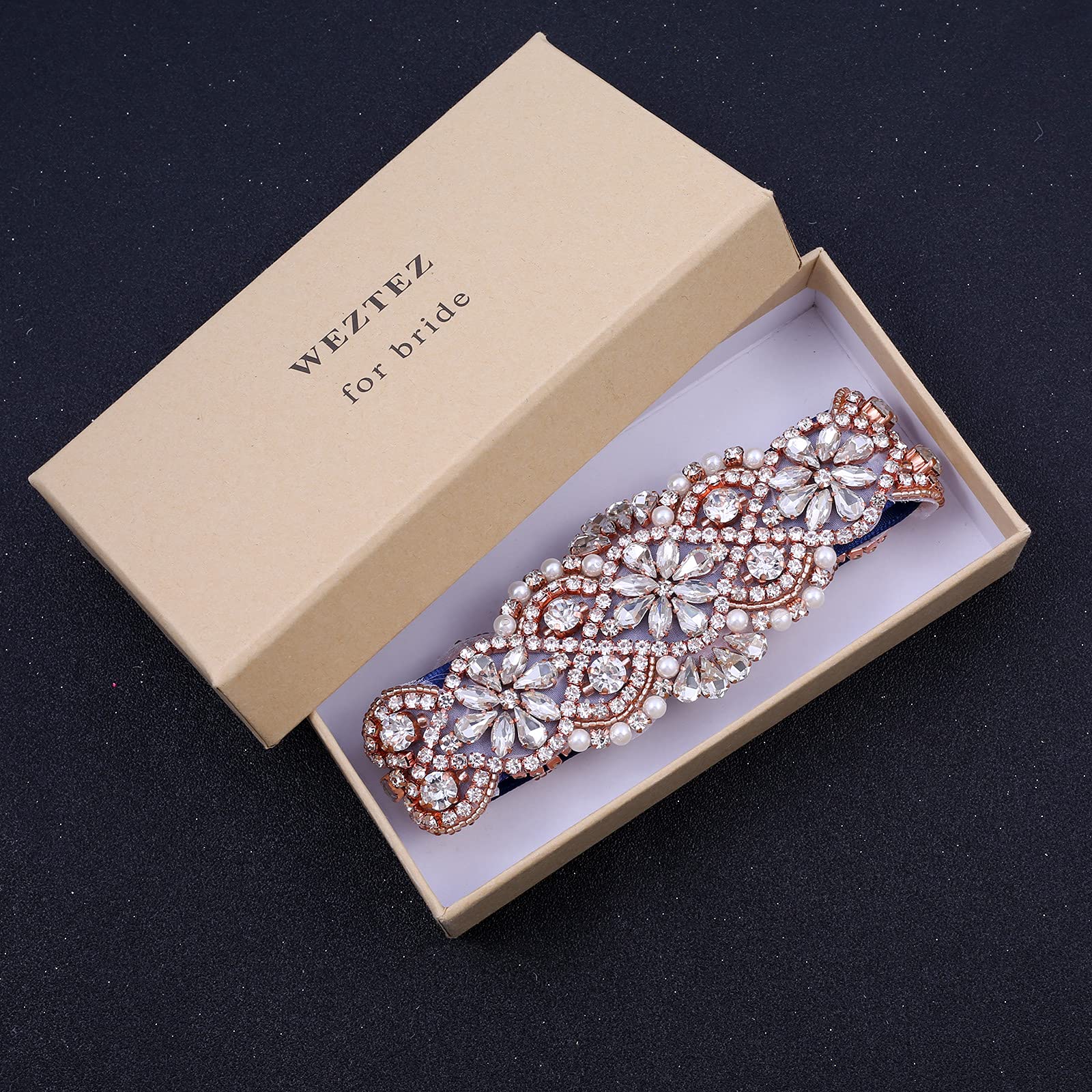 Sparkling Rhinestone Wedding Belt for Bride & Bridesmaids - Elegant Crystal Bridal Sash for Wedding Dresses - Perfect for Bridal Showers, Ceremonies & Formal Events