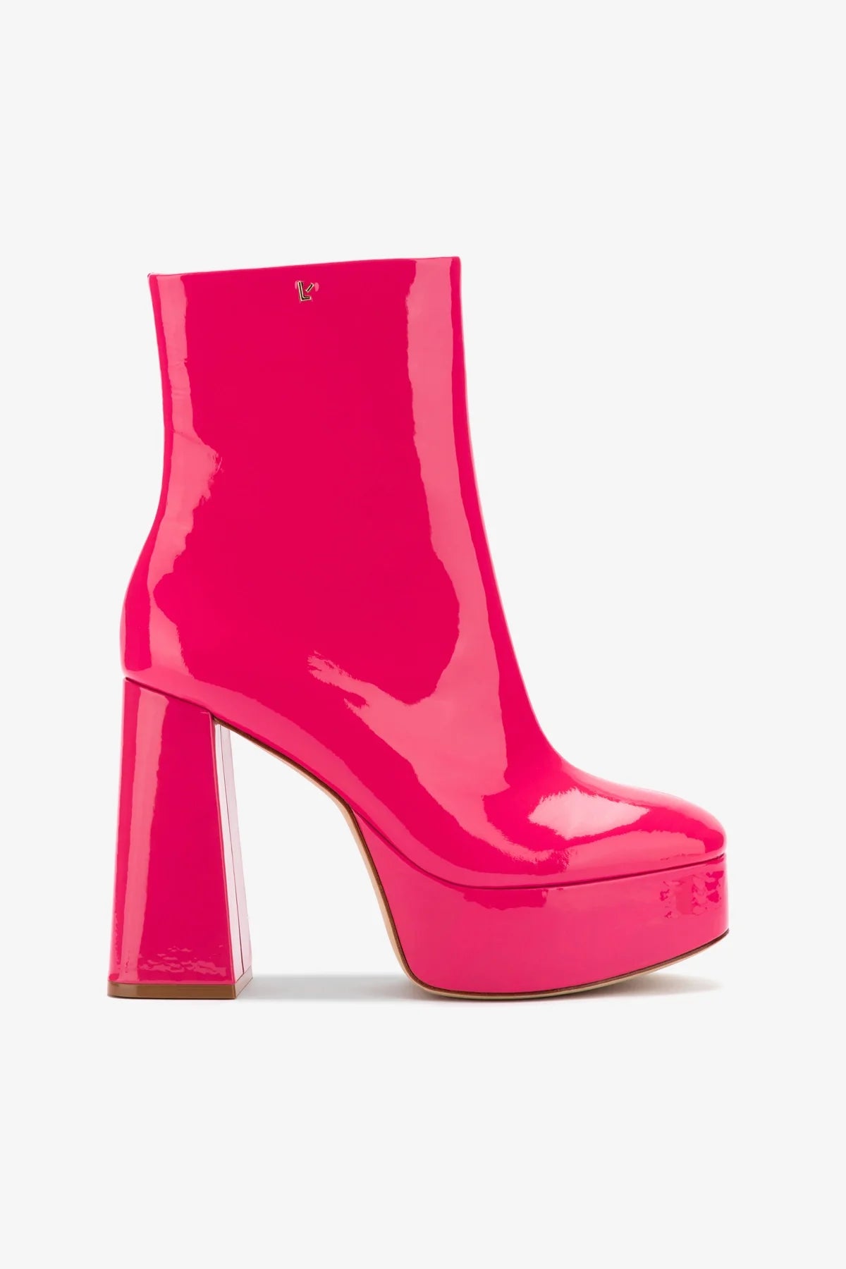 Pink Patent Leather Dolly Boots for Women - Fashionable & Comfortable Shoes for Parties, Weddings, and Everyday Wear