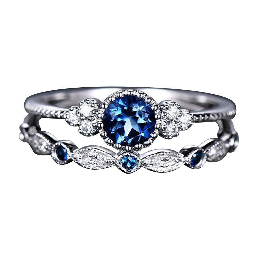Diamond Bridal Engagement Ring Set for Women - Elegant Wedding Band, Valentine's Day Gift for Her, Anniversary Jewelry | Perfect for Proposals, Weddings & Special Occasions